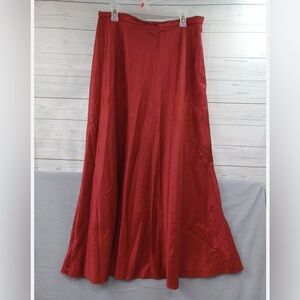 Michaelangelo Scarlet A-Line Skirt